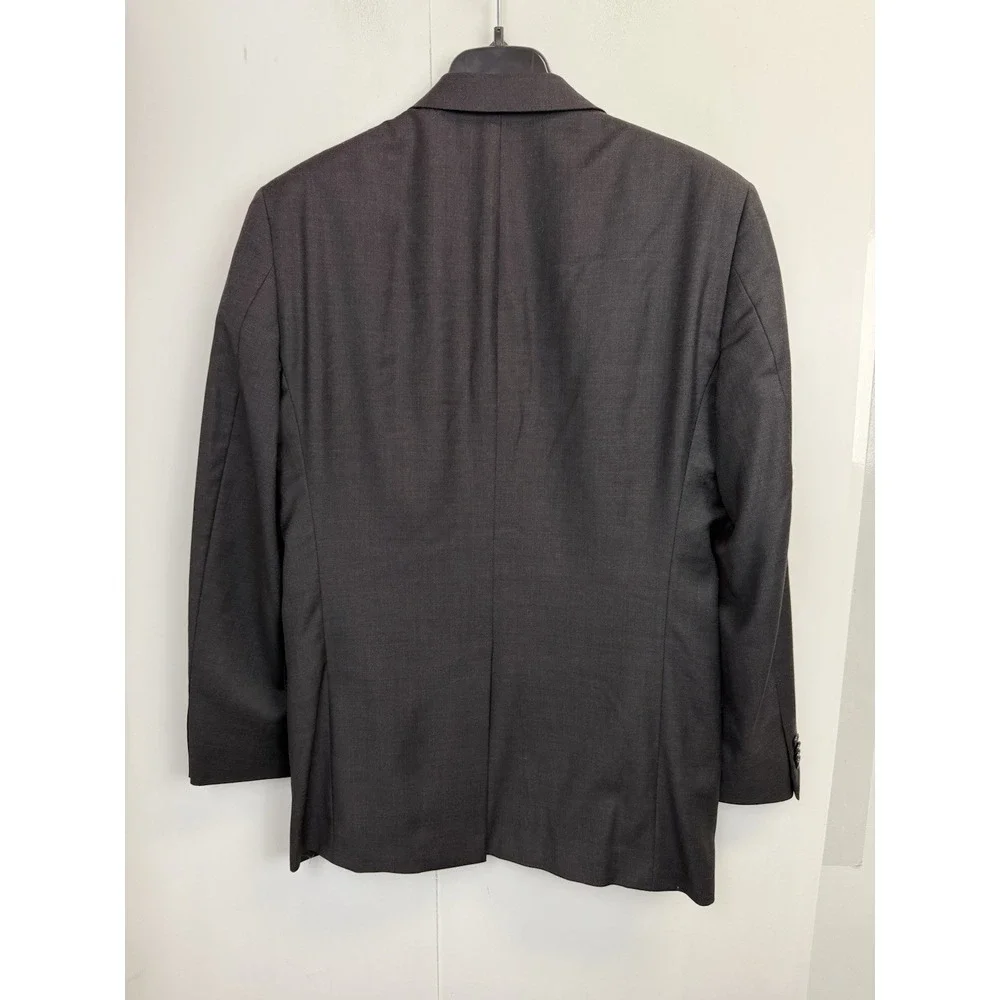 Hart Schaffner‎ Marx Sport Coat Blazer Mens 41R Dark Gray Wool Suit Jacket USA